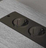 VidaXL Kantoor kast met wiel Grijs sonoma 76 x 41 x 72 cm Bewerkt hout