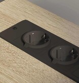 VidaXL Kantoor kast met wiel Sonoma eiken 76 x 41 x 72 cm Bewerkt hout