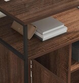 VidaXL Kantoor kast met oplaadstation bruin eikenkleur 61 x 46 x 67 cm