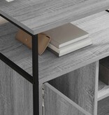VidaXL Kantoor kast met oplaadstation Grijs sonoma 61 x 46 x 67 cm