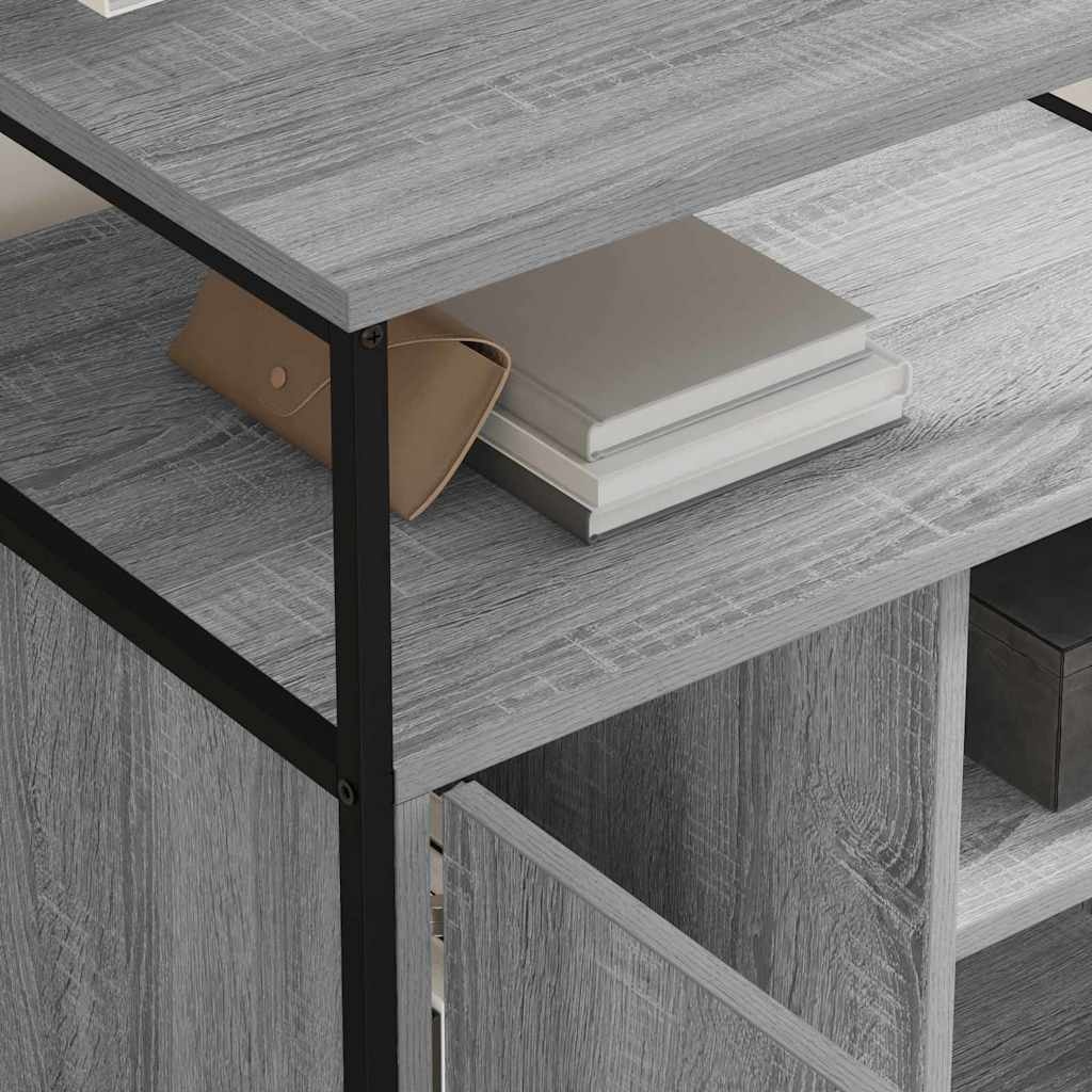 VidaXL Kantoor kast met oplaadstation Grijs sonoma 61 x 46 x 67 cm