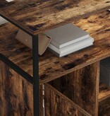 VidaXL Kantoor kast met oplaadstation Gerookt eiken 61 x 46 x 67 cm