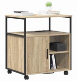 VidaXL Kantoor kast met oplaadstation Sonoma eiken 61 x 46 x 67 cm