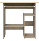 VidaXL Bureau 80x45x74 cm bewerkt hout sonoma eikenkleurig