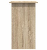VidaXL Bureau 80x45x74 cm bewerkt hout sonoma eikenkleurig