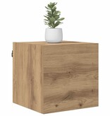 VidaXL TV-kast Artisan Eiken 30,5 x 30 x 30 cm Bewerkt hout