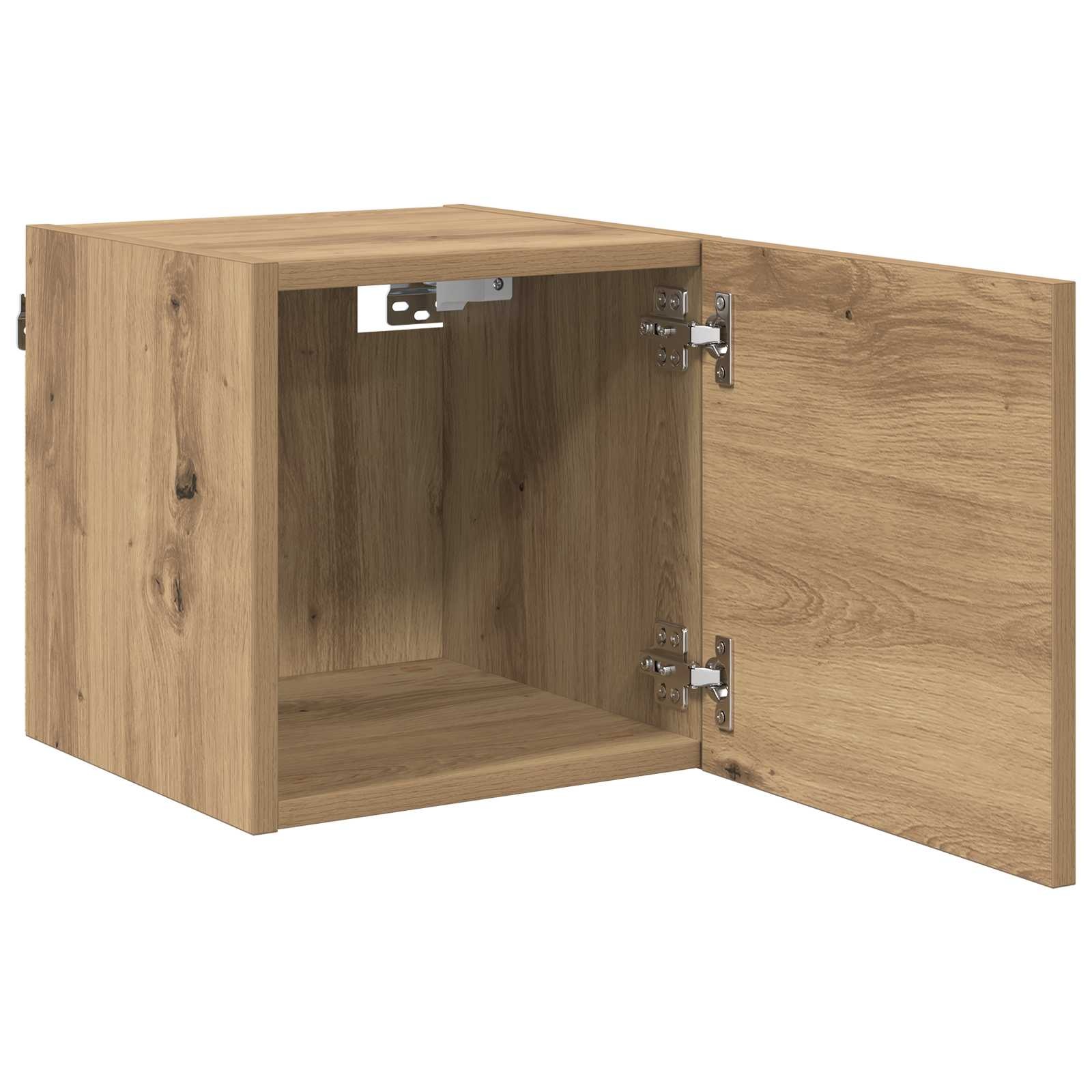 VidaXL TV-kast Artisan Eiken 30,5 x 30 x 30 cm Bewerkt hout