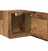 VidaXL TV-kast Oudhout 30,5 x 30 x 30 cm Bewerkt hout