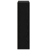 VidaXL Boekenkast Zwart Eiken 60 x 30 x 76.5 cm Bewerkt hout