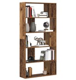 VidaXL Boekenkast Oudhout 80 x 24 x 159 cm Bewerkt hout