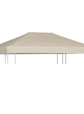 VidaXL Prieeldak 310 g/m² 4x3 m beige