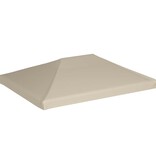 VidaXL Prieeldak 310 g/m² 4x3 m beige