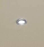 VidaXL Prieeldak 310 g/m² 4x3 m beige