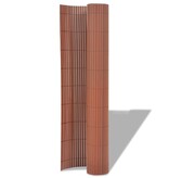 VidaXL Tuin Hek Bruin 150 x 500 cm PVC