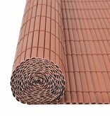 VidaXL Tuin Hek Bruin 150 x 500 cm PVC