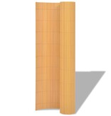 VidaXL Tuin Hek Geel 150 x 500 cm PVC