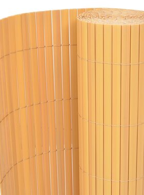 VidaXL Tuin Hek Geel 150 x 300 cm PVC