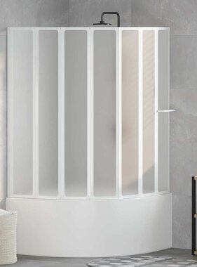 VidaXL Bad Scheidingswand Mat 168 x 140 cm Aluminium & PP Paneel