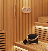 VidaXL Sauna Accessoire Set 4 pcs Zwart