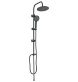 VidaXL Douche systeem Zwart 45 x 20 x 96 cm
