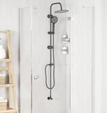 VidaXL Douche systeem Zwart 45 x 20 x 96 cm