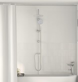 VidaXL Douche systeem Zilver 45 x 20 x 96 cm
