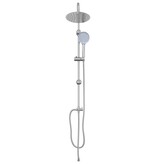 VidaXL Douche systeem Zilver 45 x 20 x 96 cm