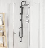 VidaXL Douche systeem Zwart 45 x 20 x 96 cm