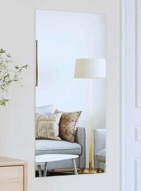 VidaXL Wandspiegel Rechthoekig 50 x 100 cm gehard glas