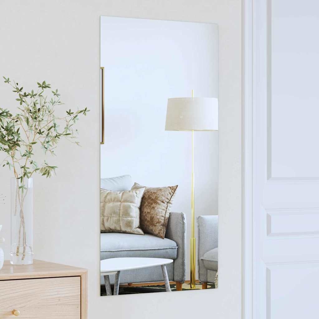 VidaXL Wandspiegel Rechthoekig 50 x 100 cm gehard glas