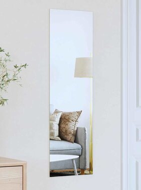 VidaXL Wandspiegel Rechthoekig 30 x 100 cm gehard glas