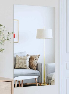 VidaXL Wandspiegel Rechthoekig 100 x 60 cm gehard glas