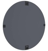 VidaXL Wandspiegel Rond Ø 70 cm gehard glas