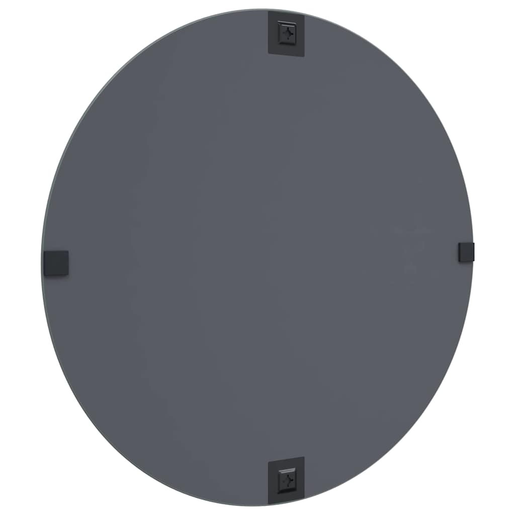 VidaXL Wandspiegel Rond Ø 70 cm gehard glas
