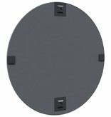 VidaXL Wandspiegel Rond Ø 60 cm gehard glas