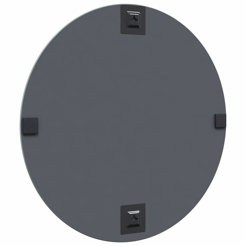 VidaXL Wandspiegel Rond Ø 60 cm gehard glas
