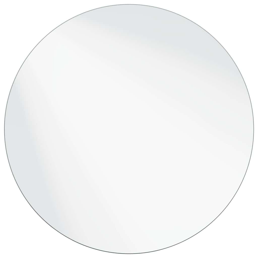 VidaXL Wandspiegel Rond Ø 40 cm gehard glas