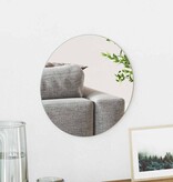 VidaXL Wandspiegel Rond Ø 30 cm gehard glas