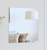 VidaXL Wandspiegel Vierkant 50 x 50 cm gehard glas