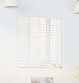 VidaXL Wandspiegel Vierkant 40 x 40 cm gehard glas