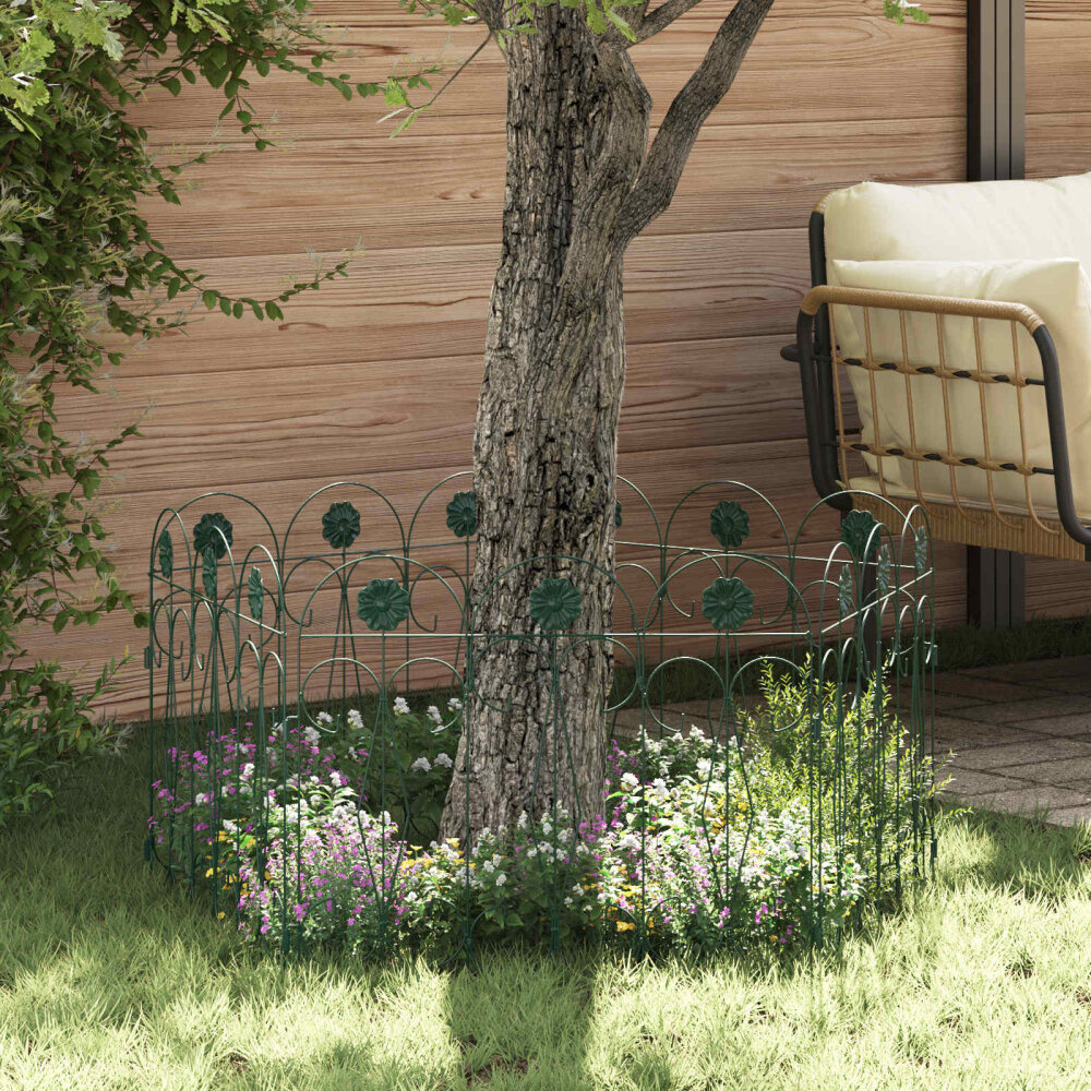 VidaXL Tuinhek Latwerk Groen