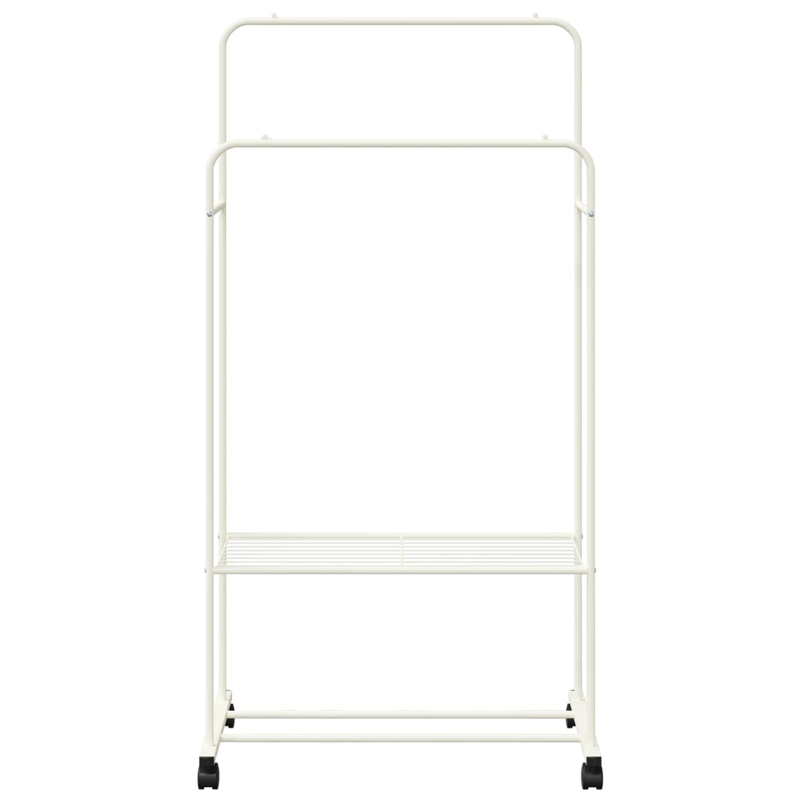 VidaXL Kledingrek Effen Wit