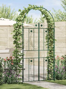 VidaXL Tuin Boog Effen Groen