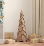 VidaXL Kerstboom met standaard Bruin 80 cm Massief teakhout