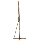 VidaXL Kerstboom met standaard Bruin 180 cm Massief teakhout