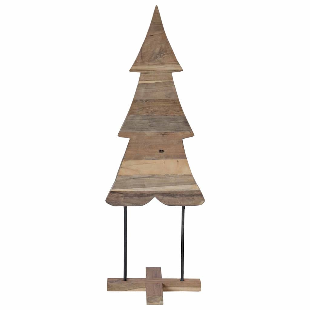 VidaXL Kerstboom met standaard Bruin 120 cm Massief teakhout