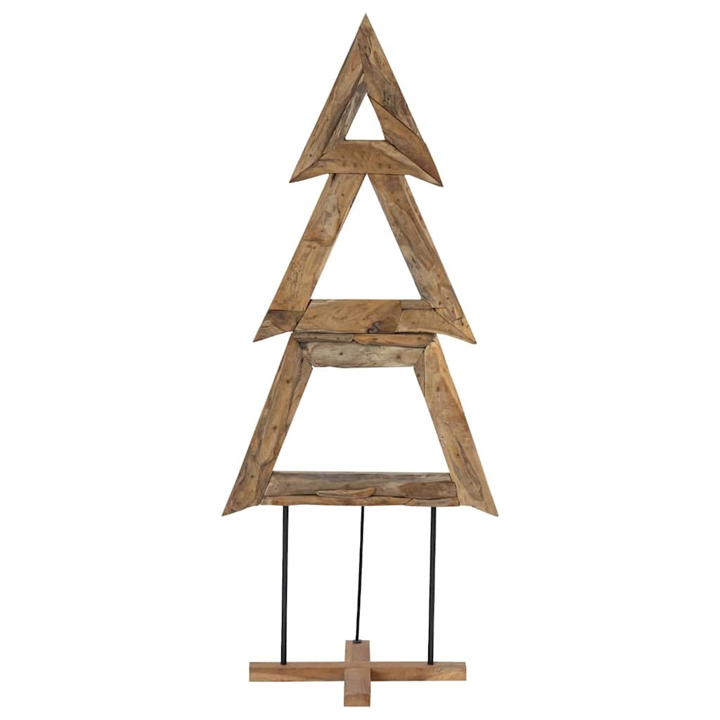 VidaXL Kerstboom met standaard Bruin 180 cm Massief teakhout