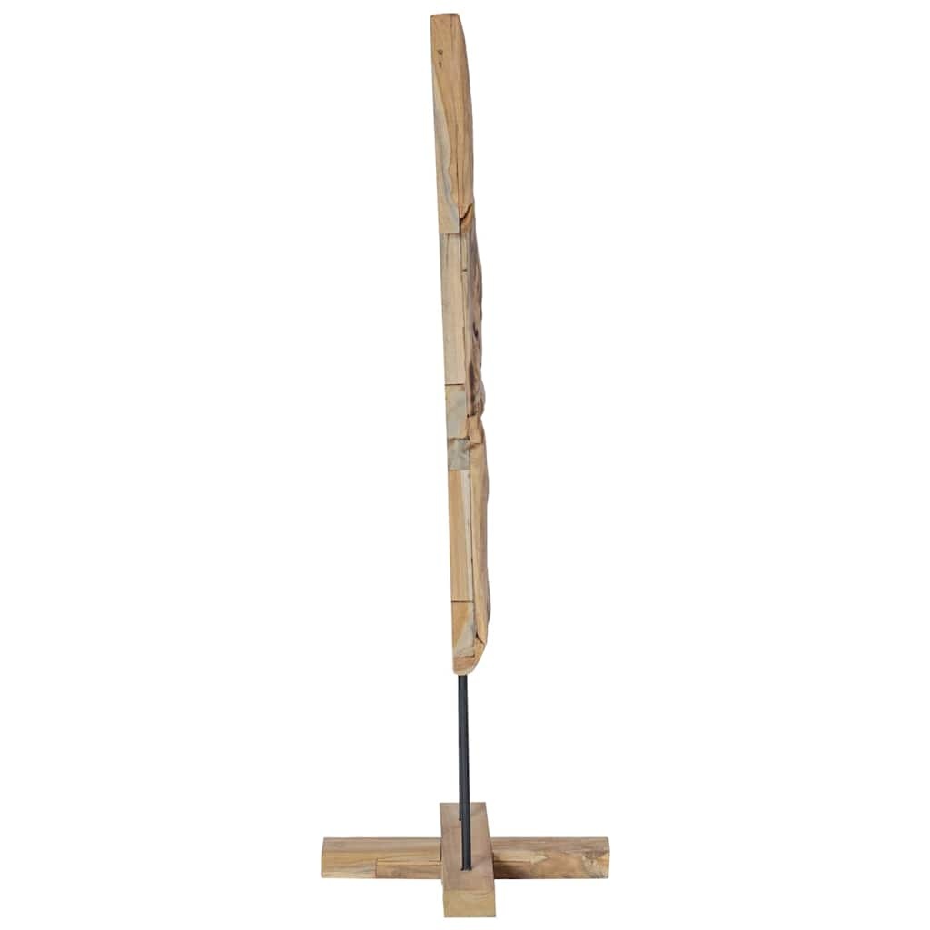 VidaXL Kerstboom met standaard Bruin 120 cm Massief teakhout