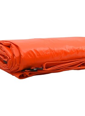VidaXL Zeil 650g / m² Oranje 6 x 8 m Canvas met PVC-coating