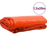 VidaXL Zeil 650g / m² Oranje 1,5 x 20 m Canvas met PVC-coating